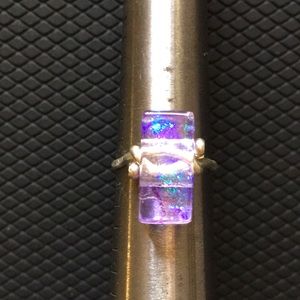Hand Fused Glass Ring